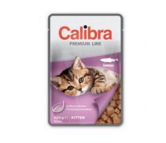 Calibra KAPSIČKA Premium cat Kitten Losos v omáčke 24 x 100 g