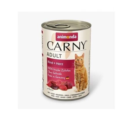 Animonda CARNY cat Adult hovädzie a srdiečka bal. 6 x 400 g konzerva