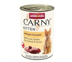 Animonda CARNY cat Kitten kokteil hydinový bal. 12 x 400 g konzerva