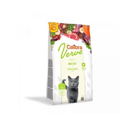Calibra Cat Verve GF Adult Lamb&Venison 8+, 750g