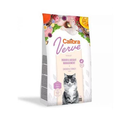 Calibra Cat 750g Verve GF Indoor&Weight Chicken