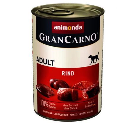 Animonda GRANCARNO® dog adult hovädzie bal. 6 x 400g konzerva