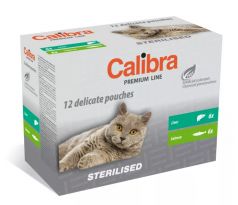 Calibra KAPSIČKA Premium cat Sterilised Multipack 12 x 100g