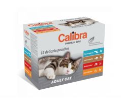 Calibra KAPSIČKA Premium cat Adult Multipack 12 x 100 g