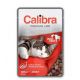 Calibra KAPSIČKA Premium cat Adult Kura & hovädzie v omáčke 24 x 100 g