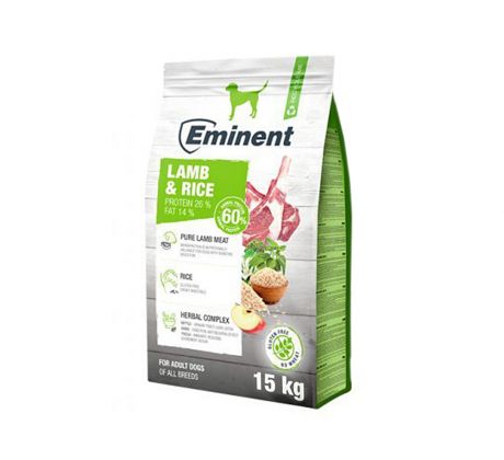 Eminent Dog Lamb & Rice NEW 15 kg