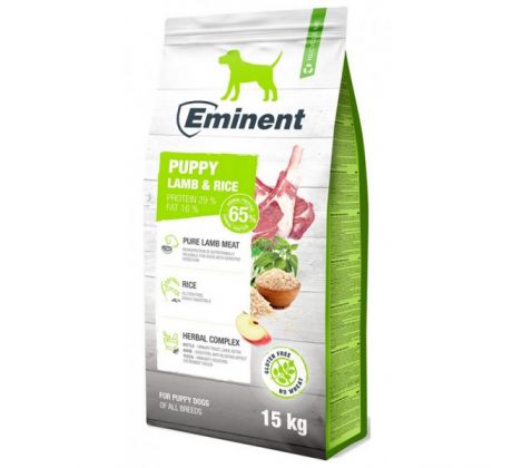 Eminent Dog Puppy Lamb & Rice 15 kg