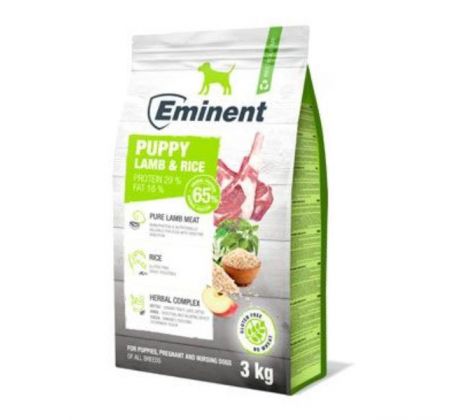 Eminent Dog Puppy Lamb & Rice 3 kg