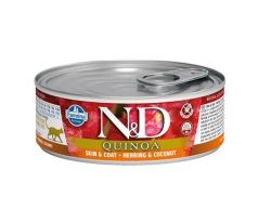 Farmina N&D cat QUINOA herring & conut konzerva 80 g