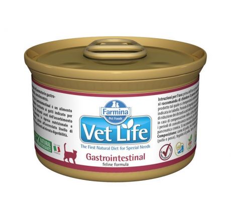 Farmina Vet Life cat gastrointestinal konzerva 85 g