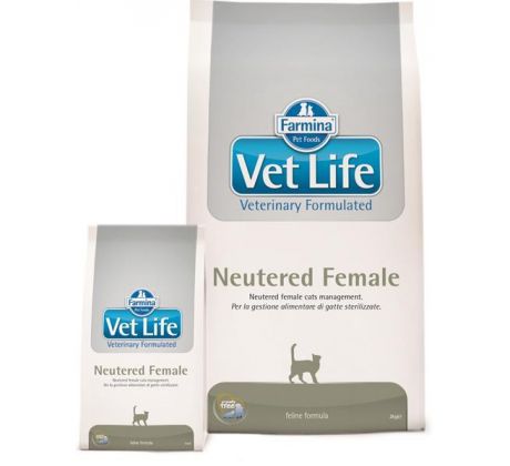 (pre kastrované mačky)Farmina Vet Life cat neutered female 2 kg