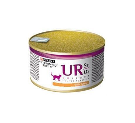 Purina VD Feline - UR St/Ox Urinary Turkey KONZERVA 0,195 kg