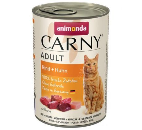 Animonda CARNY cat Adult hovädzie a kura bal. 6 x 800 g konzerva