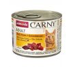Animonda CARNY cat Adult hovädzie,kura a kačacie srdiečka bal. 6x 200 g konzerva