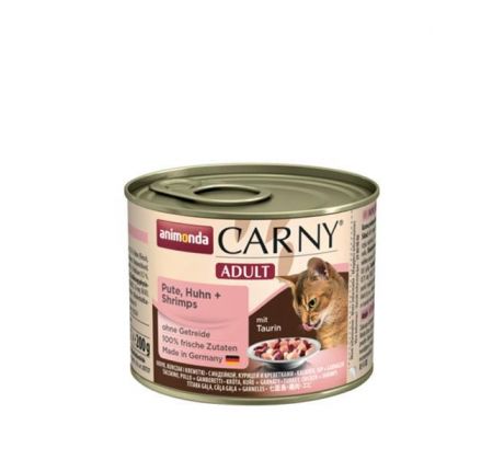 Animonda CARNY cat Adult hovädzie,morka a krevety bal. 6 x 200 g konzerva