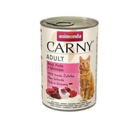 Animonda CARNY cat Adult hovädzie,morka a krevety bal. 6 x 400 g konzerva