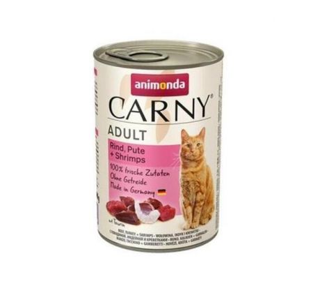 Animonda CARNY cat Adult hovädzie,morka a krevety bal. 6 x 800 g konzerva