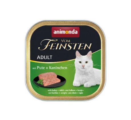 Animonda Vom Feinsten cat CLASSIC morka a králik bal. 16 x 100 g