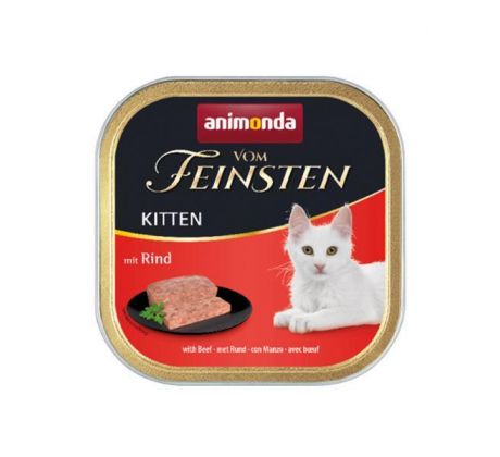 Animonda Vom Feinsten cat Kitten hovädzie bal. 16 x 100 g