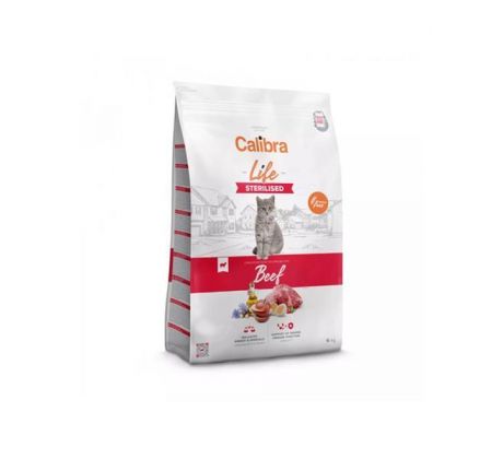 Calibra Cat Life Sterilised beef 6 kg