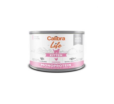 Calibra KONZERVA cat Life Kitten chicken 6 x 200 g