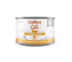 Calibra KONZERVA cat Life Sterilised turkey 6 x 200 g