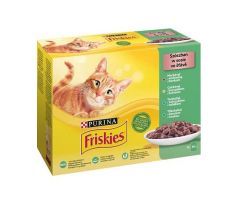 Nestlé Friskies cat Multipack hovädzie&kura&tuniak&treska kapsička 12x85 g