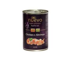 NUEVO cat Adult Chicken & Shrimps bal. 6 x 400 g konzerva