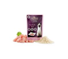 NUEVO cat Kitten Poultry with Rice bal. 16 x 85 g kapsičky