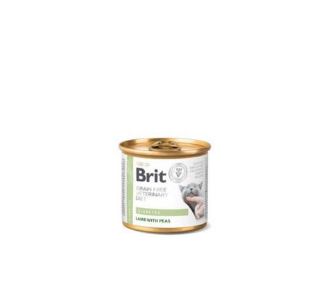 Brit Veterinary Diets GF cat Cans Diabetes 200 g konzerva