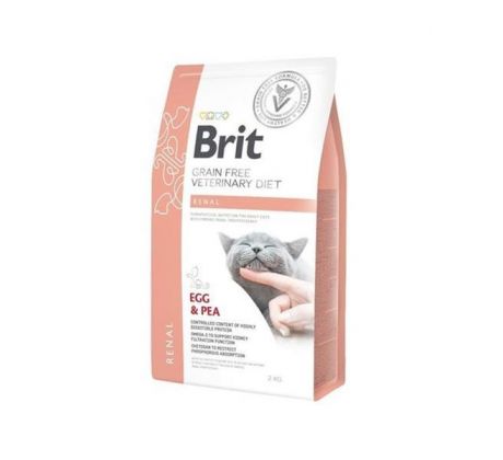 Brit Veterinary Diets GF cat Renal 2 kg