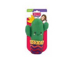 Hračka Kong Cat Kaktus Wrangler s kvetináčom, zelená, polyester