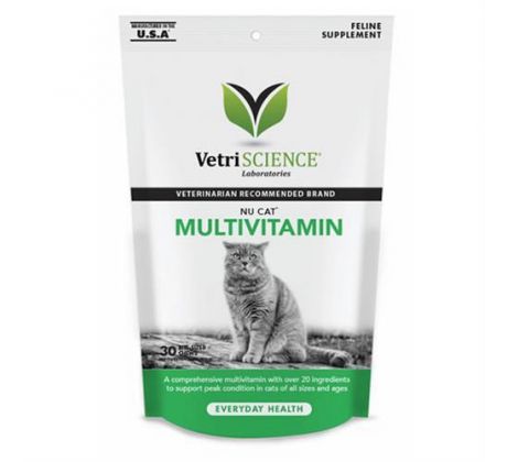 Vetri Science Nu Cat Multivitamin žuvacie tablety 30 tbl.