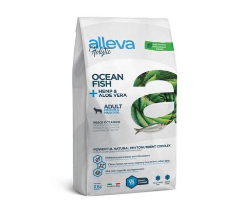 Alleva HOLISTIC dog adult medium & maxi ocean fish 2 kg