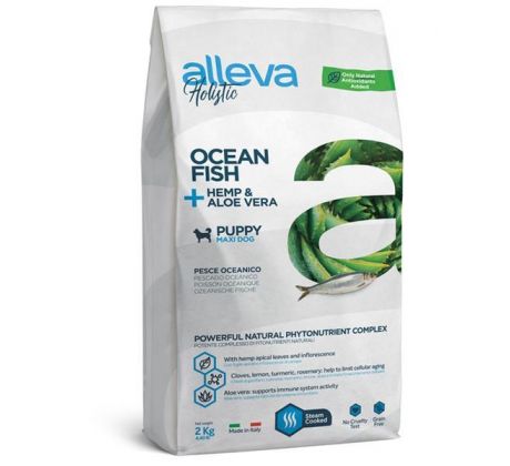 Alleva HOLISTIC dog puppy & junior maxi fish 2 kg