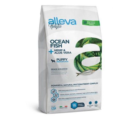 Alleva HOLISTIC dog puppy & junior medium fish 2 kg