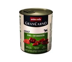 Animonda GRANCARNO® dog adult hovädzie a kačacie srdiečka bal. 6 x 800g konzerva