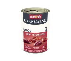 Animonda GRANCARNO® dog junior hovädzie a morčacie srdiečka bal. 6 x 800g konzerva