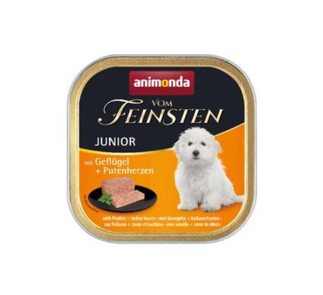 Animonda Vom Feinsten dog PUPPY hydinové a morčacie srdiečka bal. 11 x 150 g