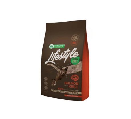 Natures P Lifestyle cat adult sterilised salmon & krill 1,5kg