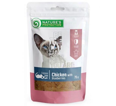 Pamlsok Natures P Snack cat chicken & blueberries 12x 75g