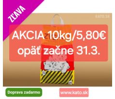 Akcia opäť  31.3.2025 - do vypredania zásob