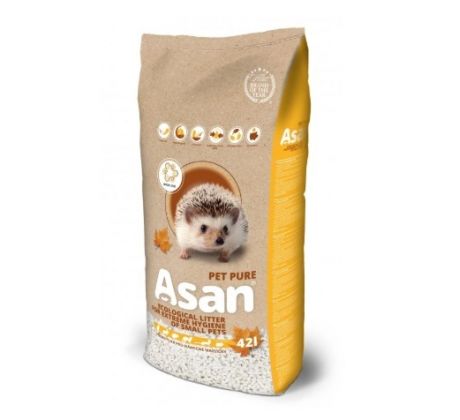 Podstielka ASAN hlodavce Pet Pure 42l= 8kg