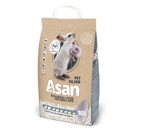 Podstielka ASAN hlodavce Pet Silver 10l.= 2kg