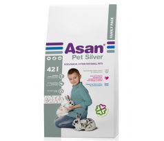 Podstielka ASAN hlodavce Pet Silver 42l= 8 kg