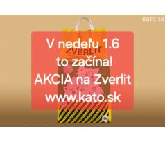 1.6 začína Zverlit AKCIA  v nedeľu - "Lepšiu cenu už nemusíš chytiť"