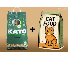 10x 10kg Economy balík + 2kg granule Eminent cat