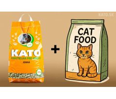 10x 10kg Jemná balík + 2kg granule Eminent cat