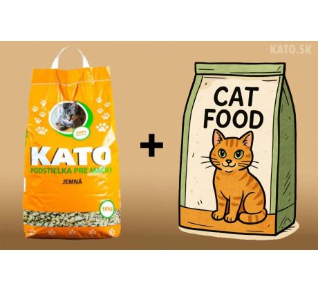 10x 10kg Jemná balík + 2kg granule Eminent cat