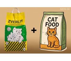 10x 10kg Zverlit zelený + 2kg granule Eminent cat